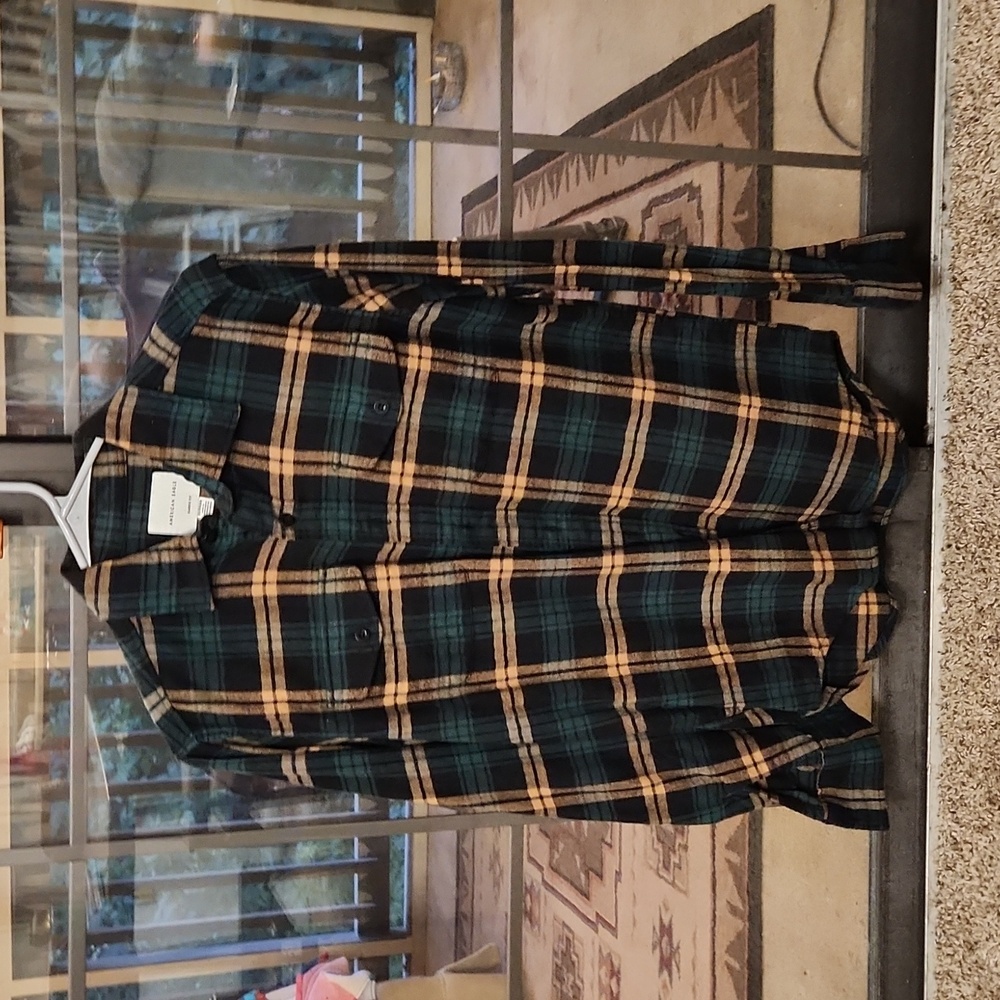 American Eagle plaid flannel